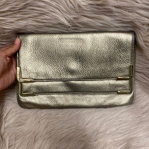 MICHAEL KORS Gold Clutch
